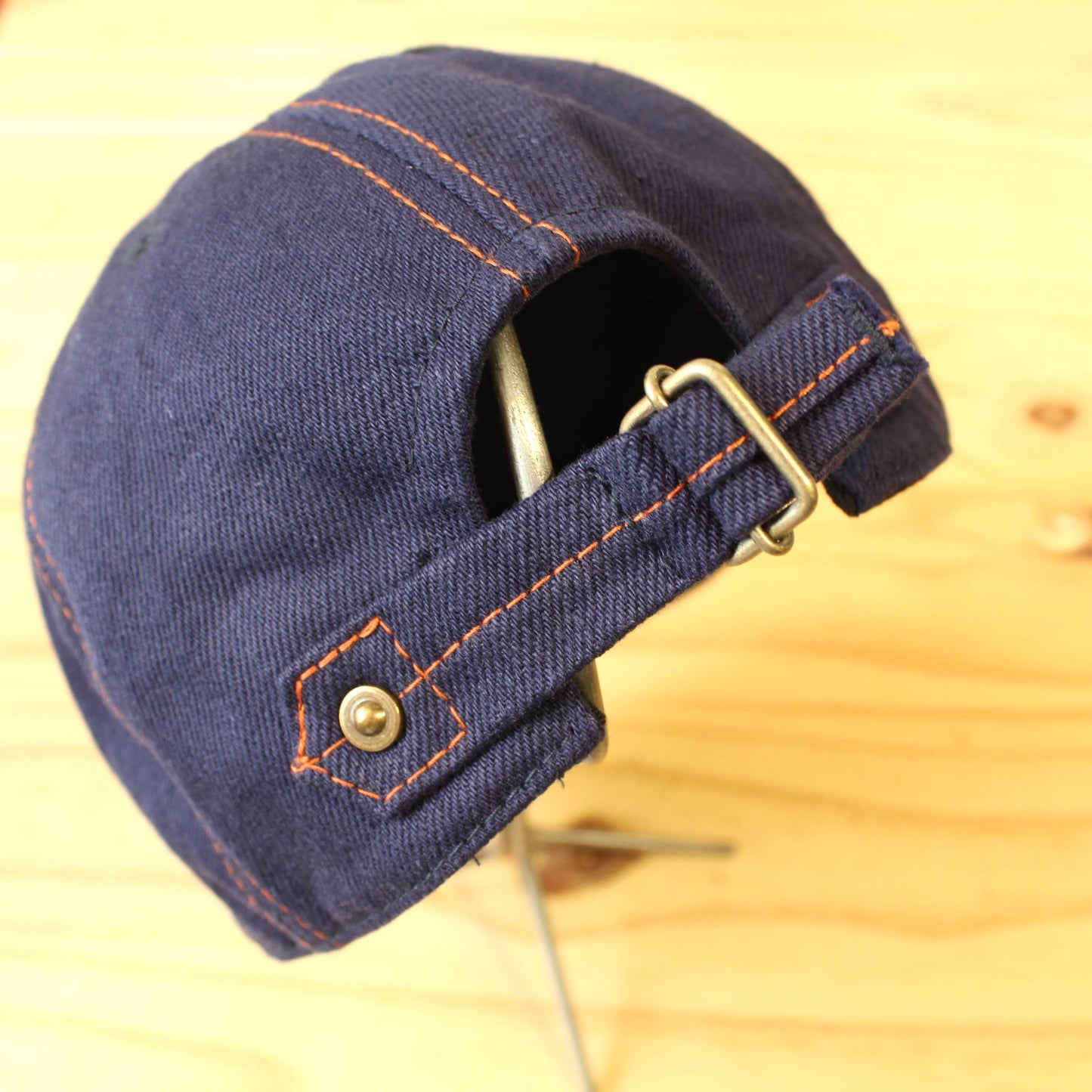 HIGHER -
BLUE SELVEDGE DENIM CINCH BUCKLE CAP