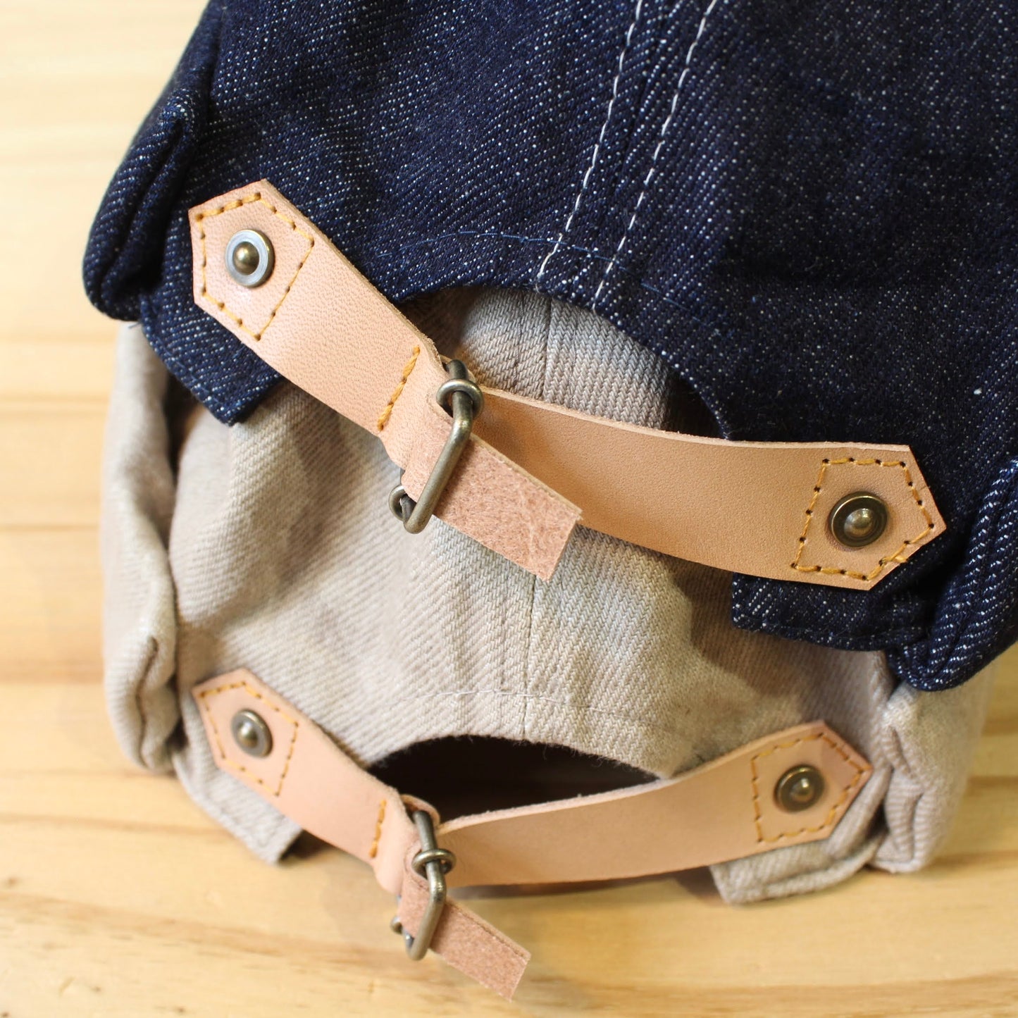 HIGHER -
DENIM FISHERMAN CAP