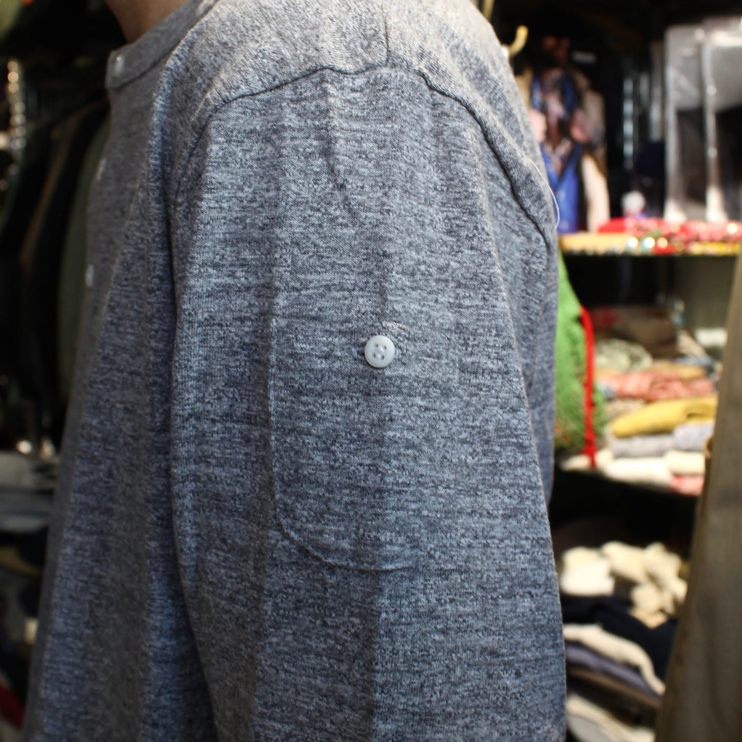RIDING HIGH - Regular LOOPWHEEL L/S HENLEY TEE