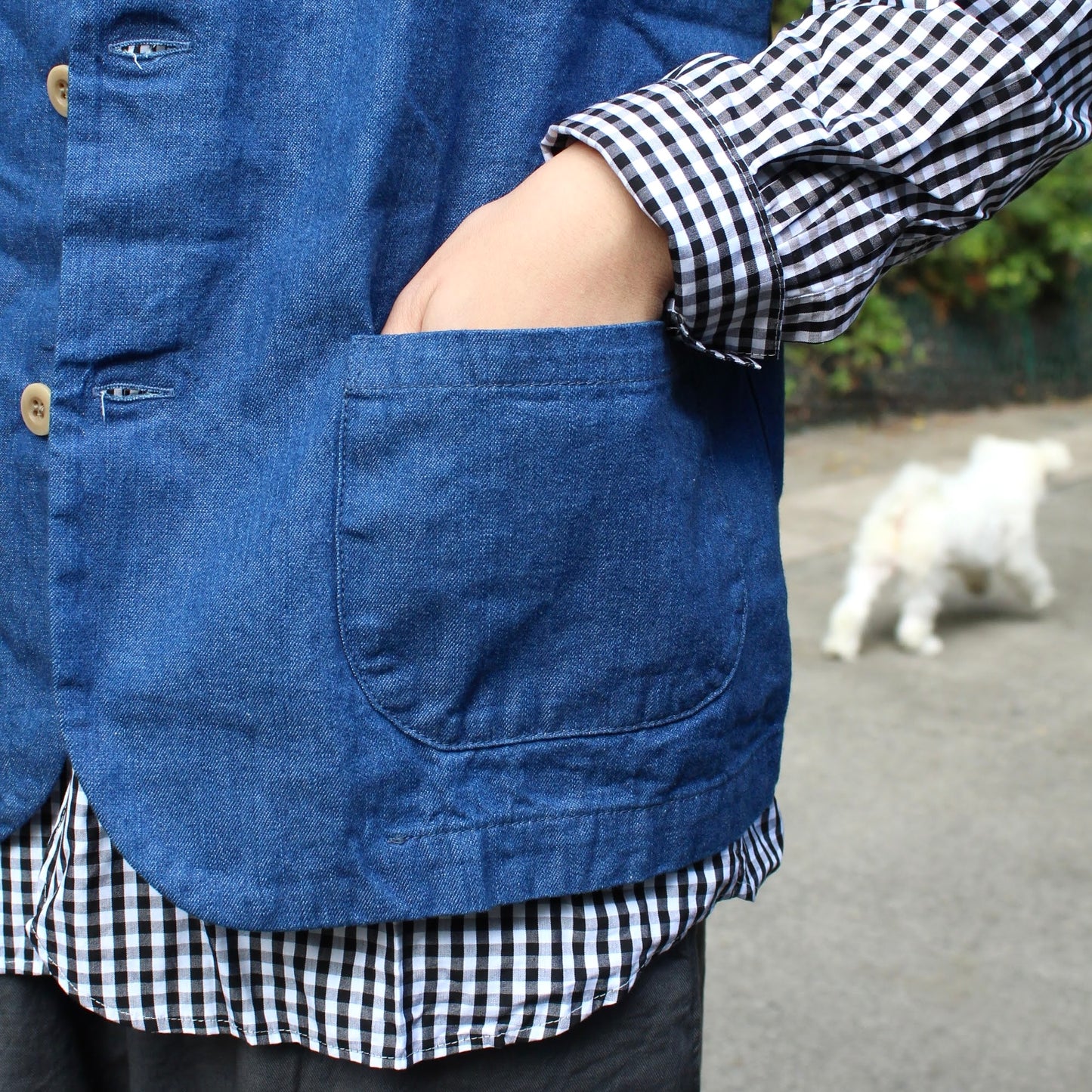 NARU FACTORY -
8OZ DENIM VEST