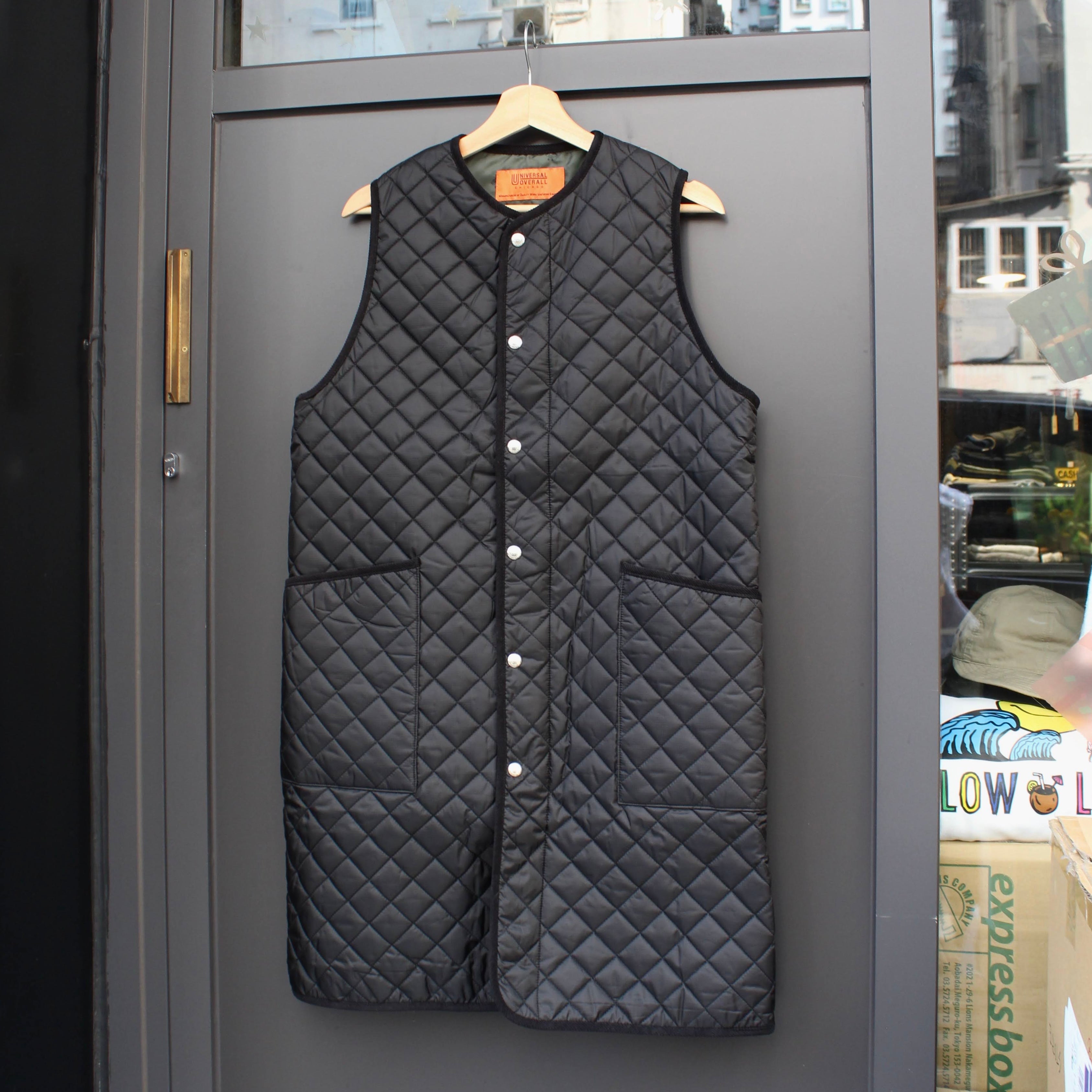 UNIVERSAL OVERALL JAPAN - , QUILT LONG VEST