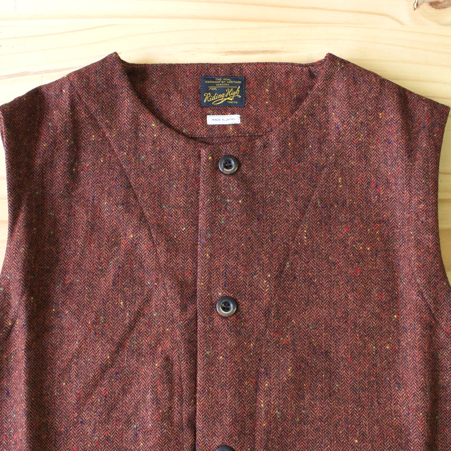 RIDING HIGH - HERRINGBONE THE TOWN VEST