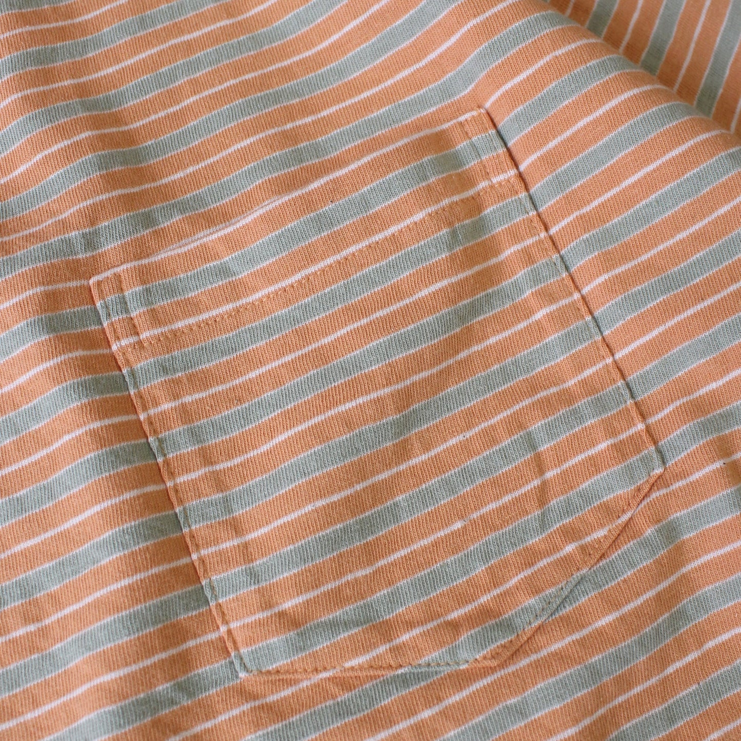 FELCO - AMERICAN VINTAGE STRIPE POCKET TEE (Charcoal)