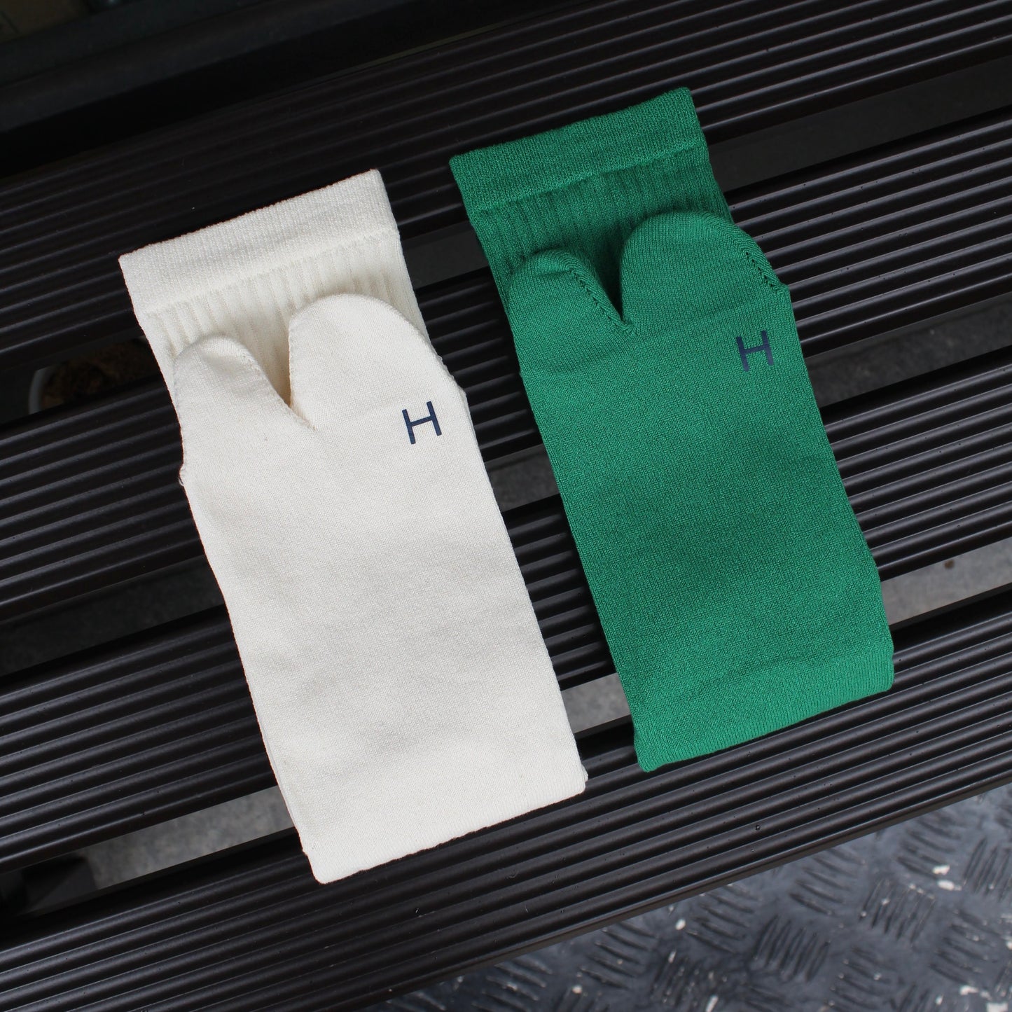 HATSKI - TABI WASHI (Japanese Japanese paper) RIBBED SOCKS