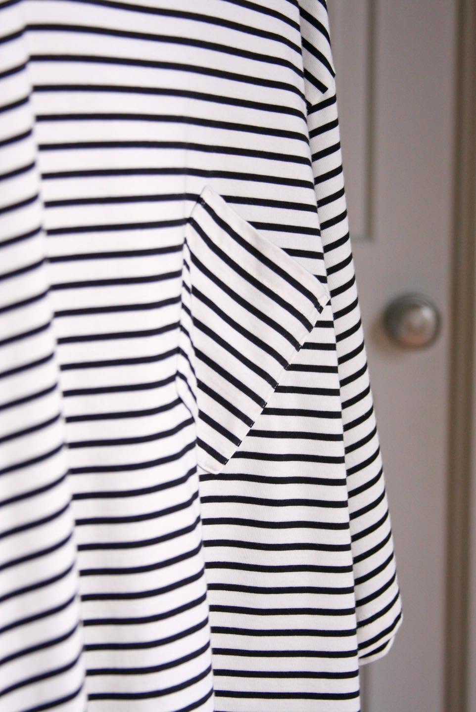 FLISTFIA - HALF SLEEVE SIDE SLIT POCKET TEE