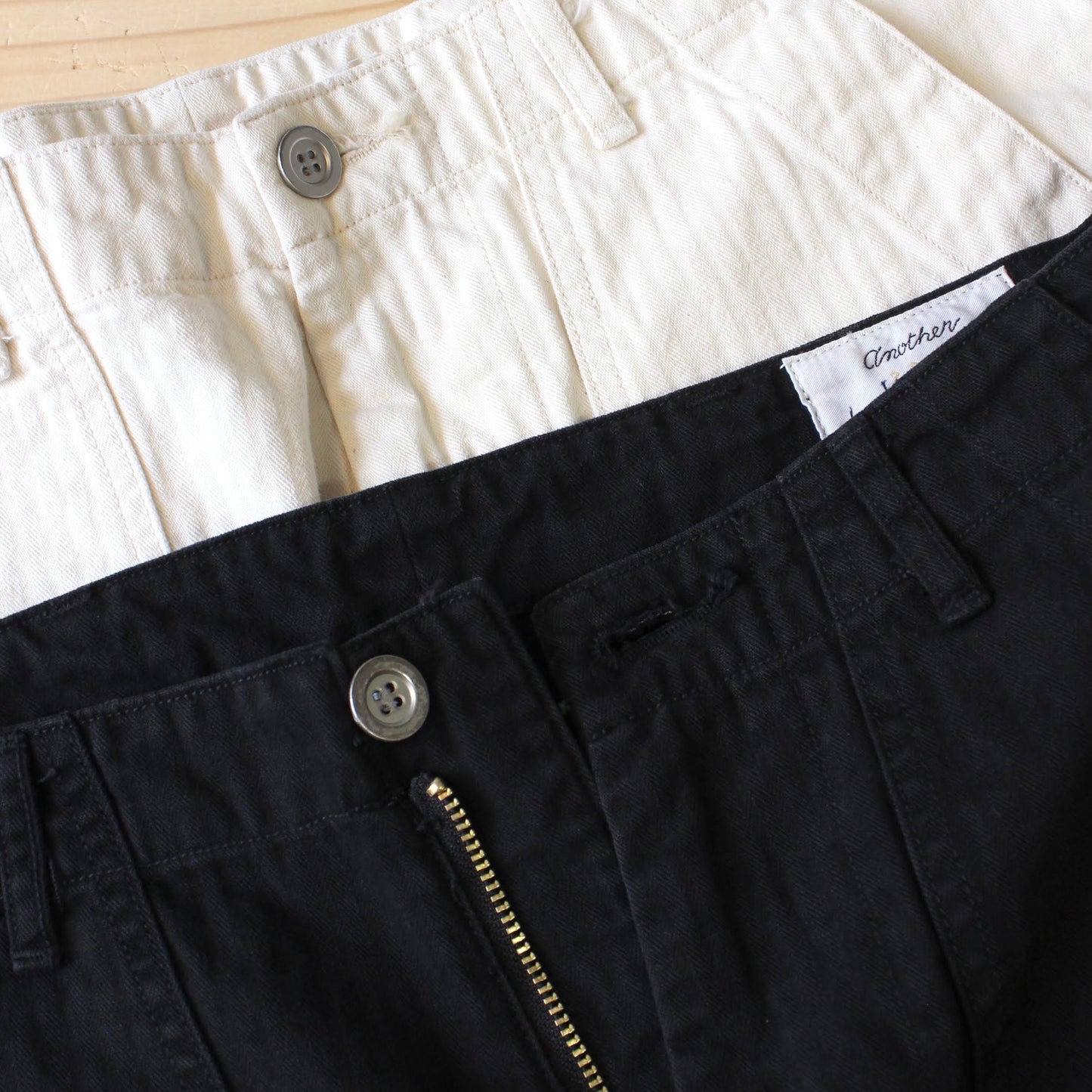 Another 20th Century -
EDGAR FOOD HANDLE HERRINGBONE PANTS