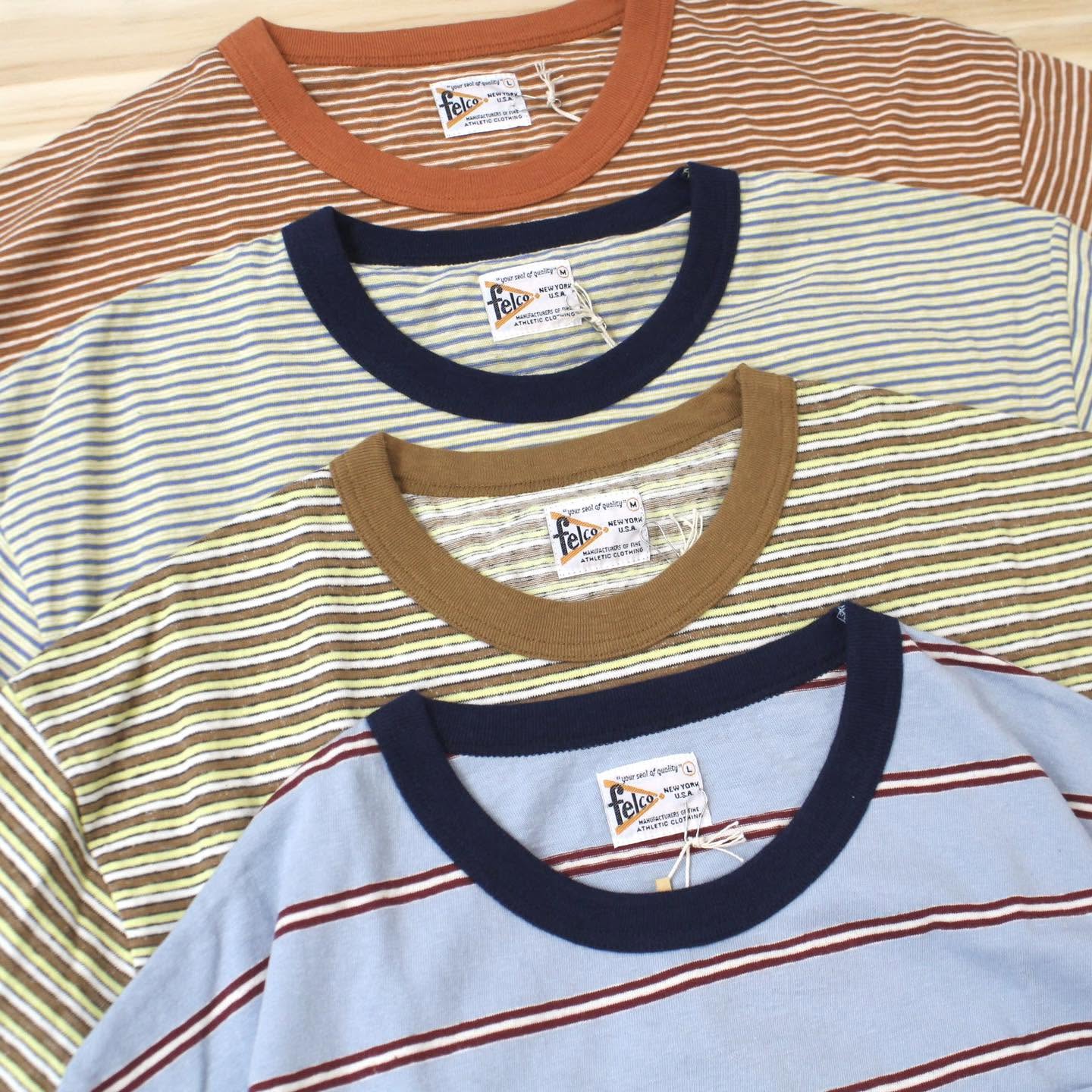 FELCO - VINTAGE STRIPE POCKET TEE