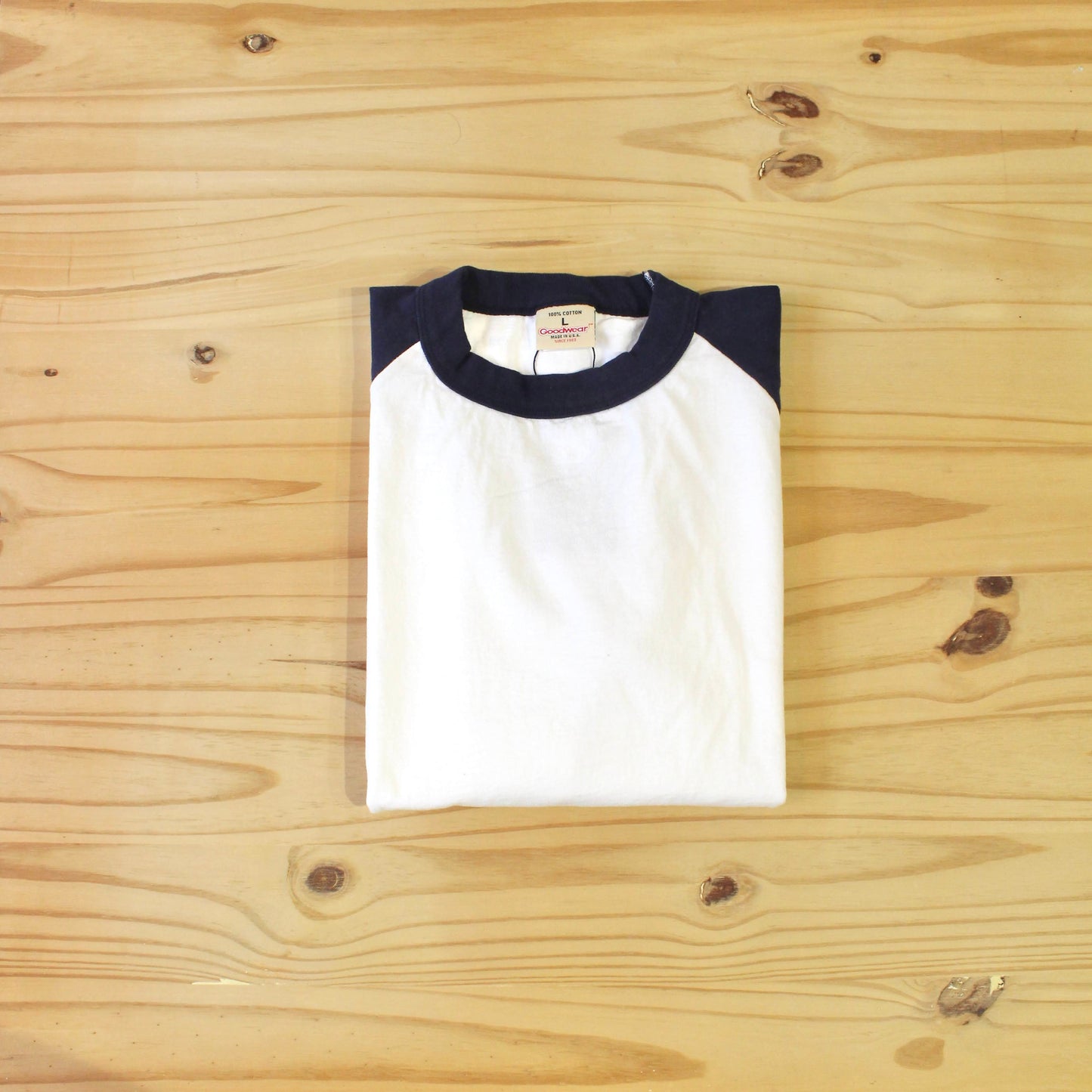 GOODWEAR (Japanese version) 7.2OZ 3/4 RAGLAN TEE