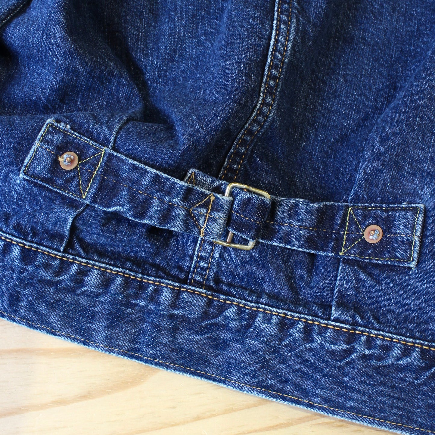 SPELLBOUND -
TYPE 1 STYLE 12OZ SELVEDGE DENIM JACKET (USED WASH)