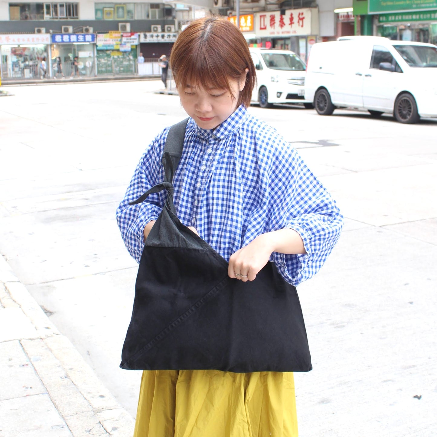 AZUMA BAG X KOJIMA BLACK DENIM