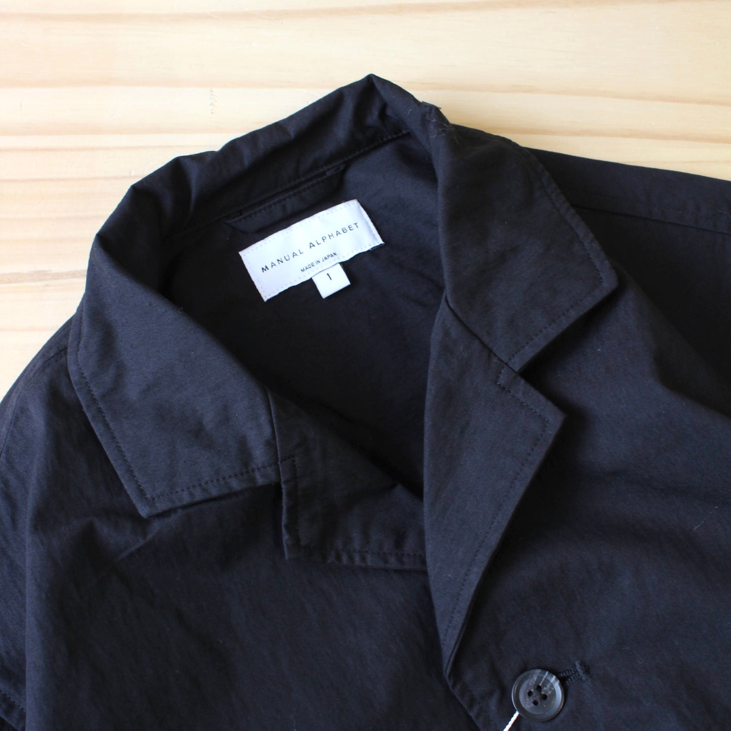 MANUAL ALPHABET -
COTTON NYLON WEATHER 3B JACKET