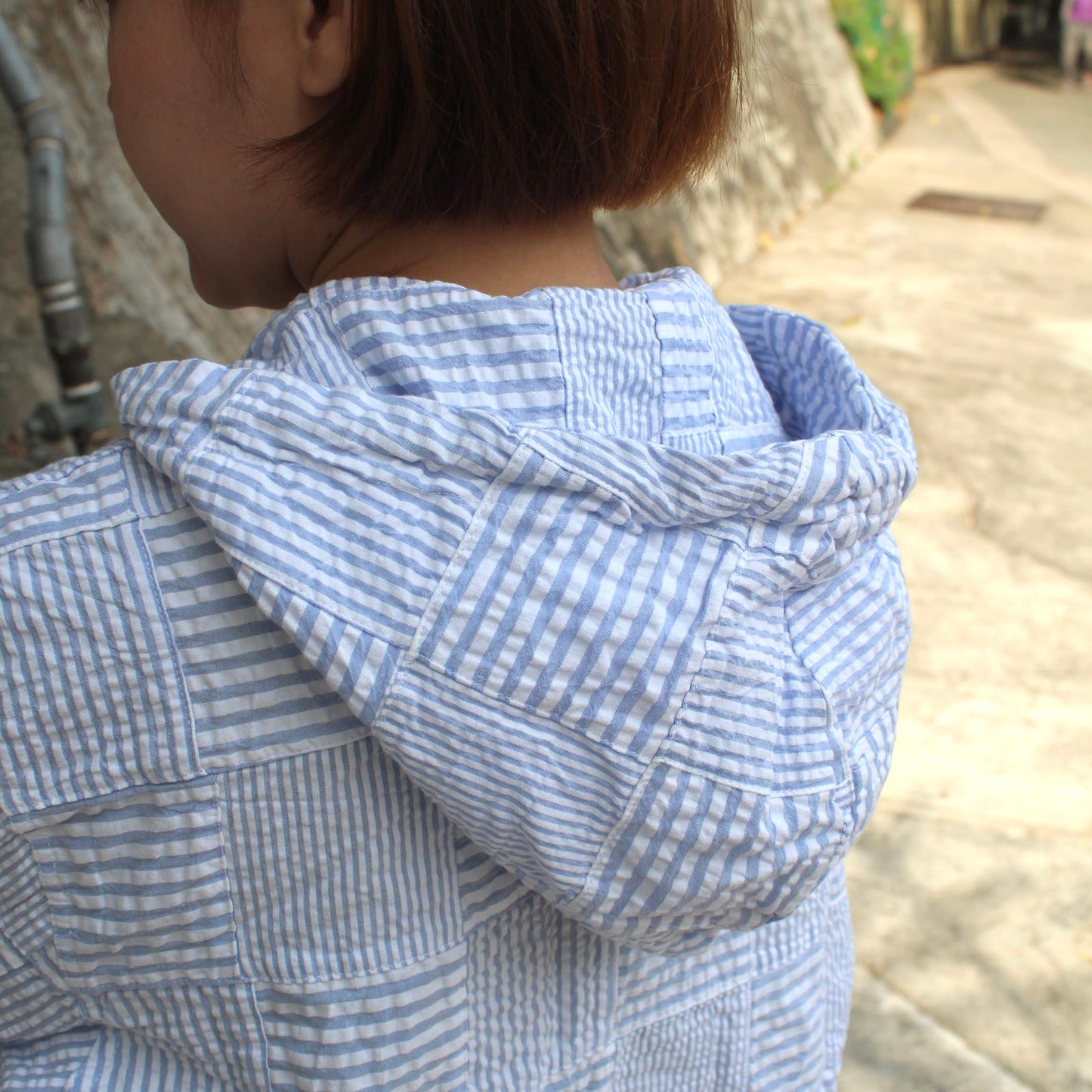 Arvor Maree -
SHEER SUCKERS ZIP UP PARKA