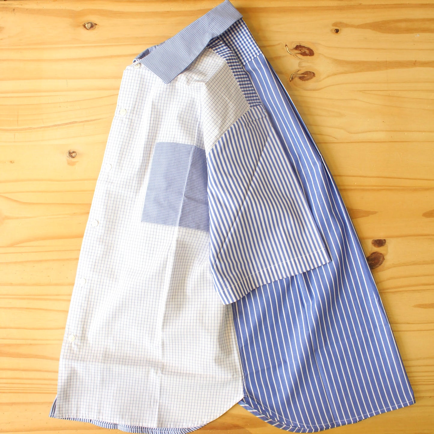 CONCHON QUINETTE -
CRAZY COLOUR OPEN COLLAR S/S SHIRT