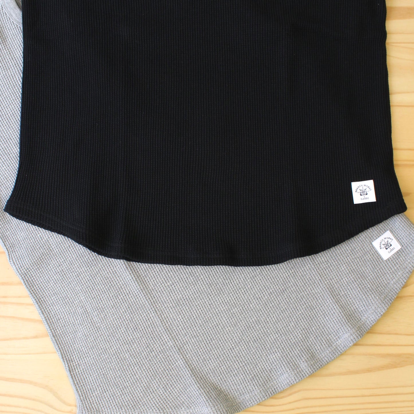 Branchworks - WAFFLE HENLEY NECK TEE