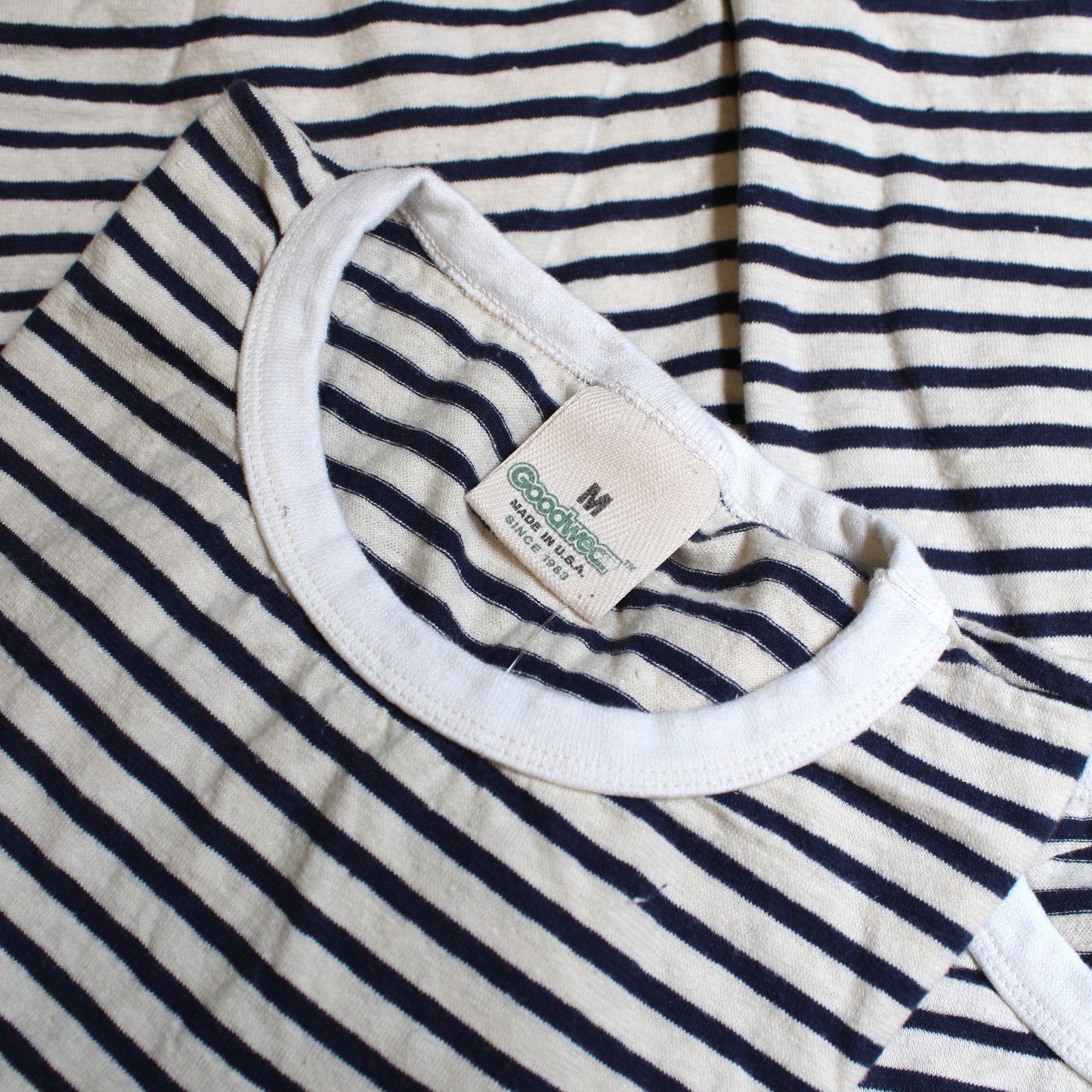GOODWEAR (美版) - Stripe Hemp Crew Tee