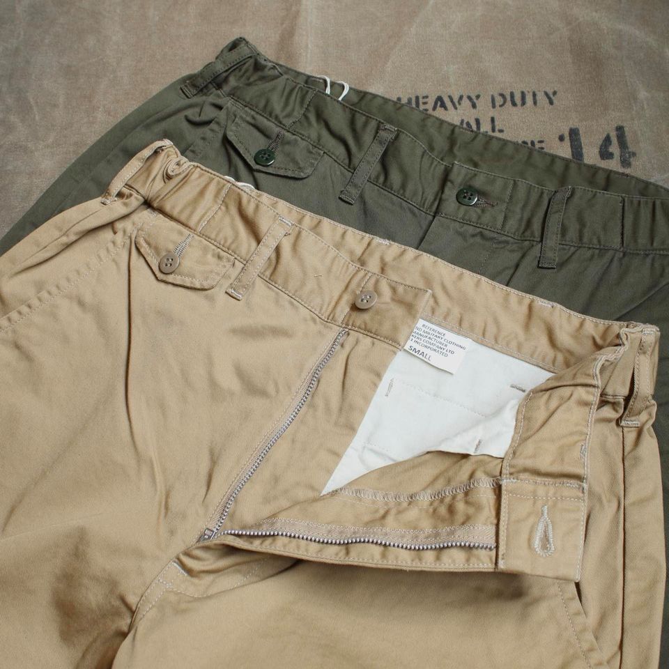 WORKERS - FWP TROUSERS LIGHT CHINO (OLIVE)