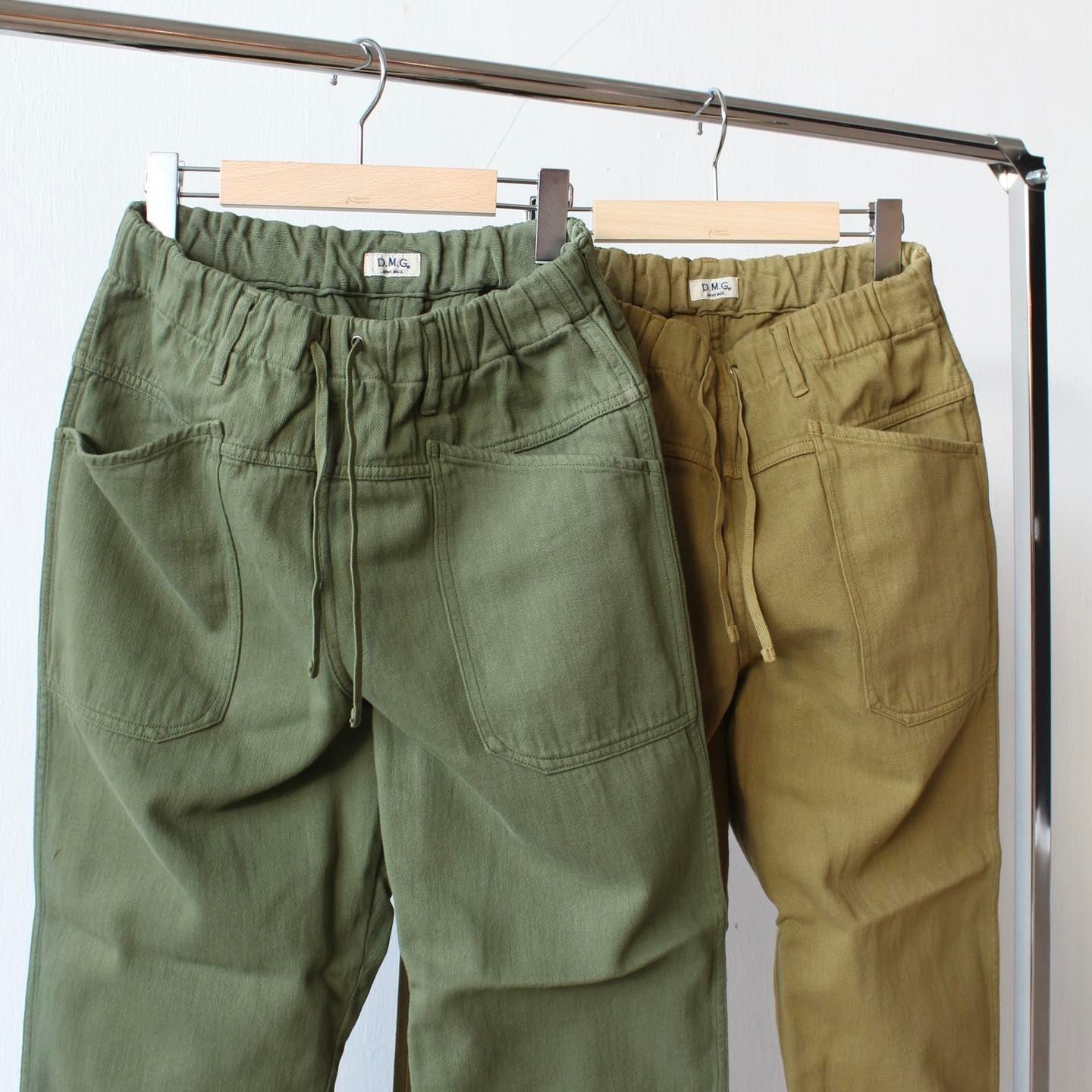 D.M.G - Military Easy Pants (Olive)