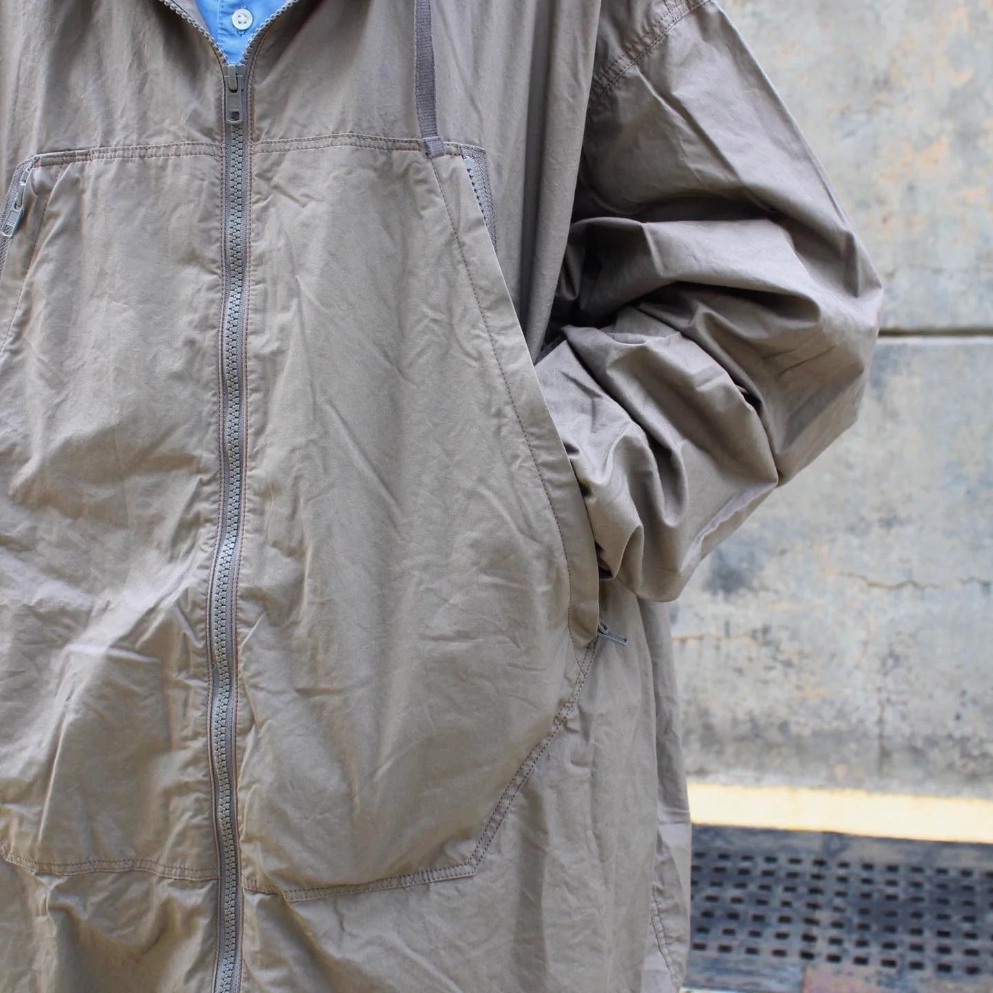 CAMP SERVICE - COVER OVER PARKA (MID BLUE)