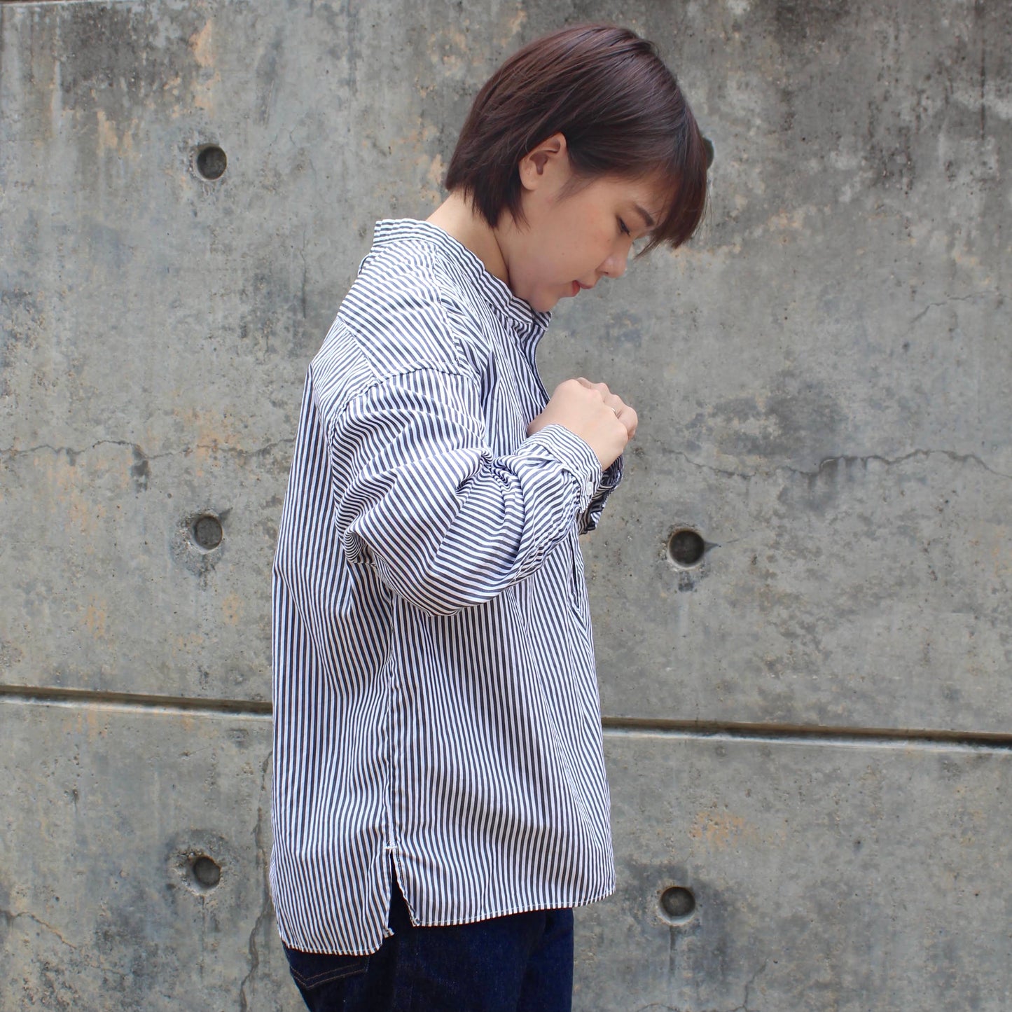 D.M.G - Stand Up Collar Shirt