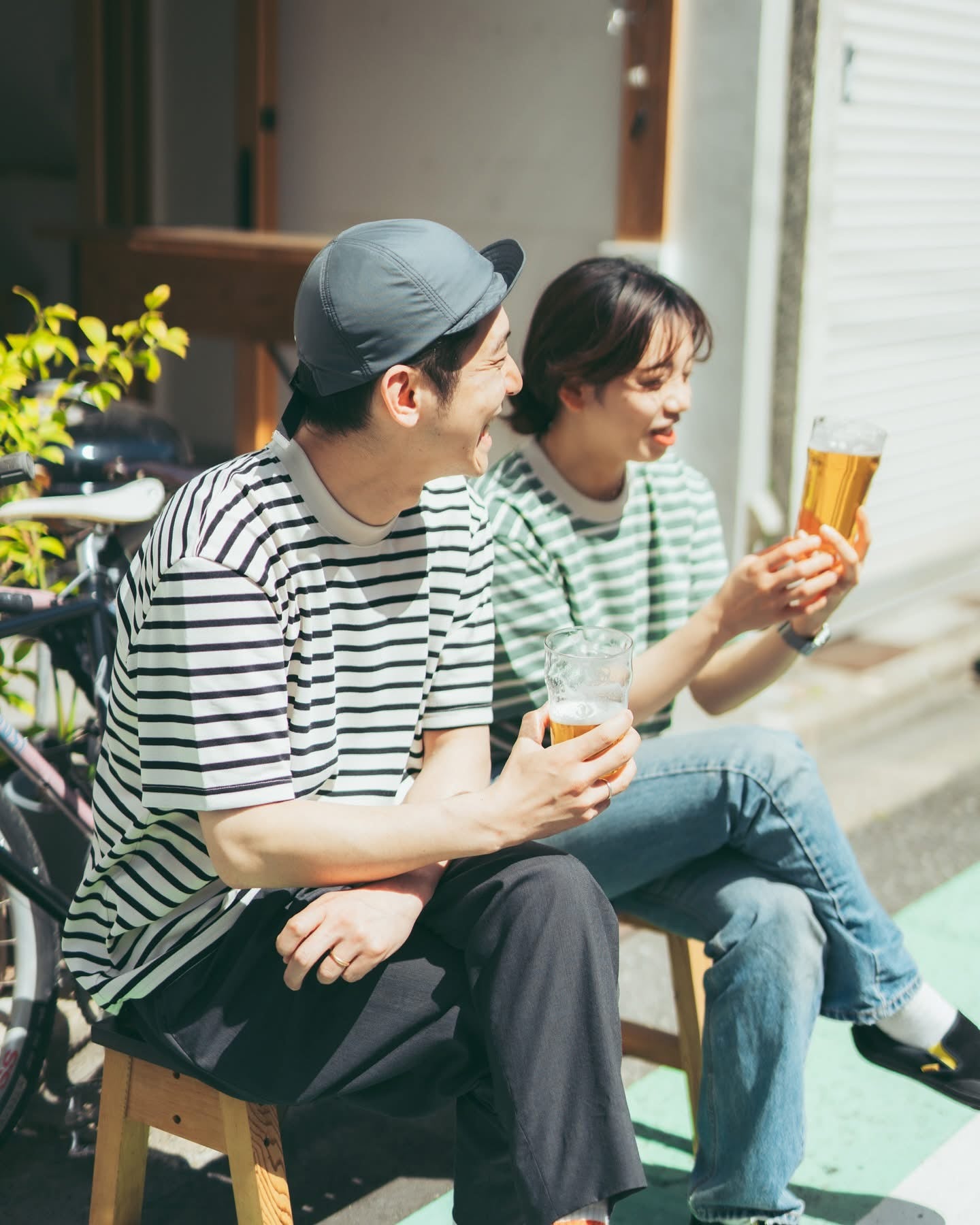 BRING -
DRYCOTTONY HEAVYWEIGHT STRIPES TEE