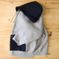 AHE HEE -
NAVY X GREY ZIP UP HOODIE
