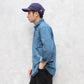 MANUAL ALPHABET - 
6OZ DENIM BD SHIRT
(USED WASH)