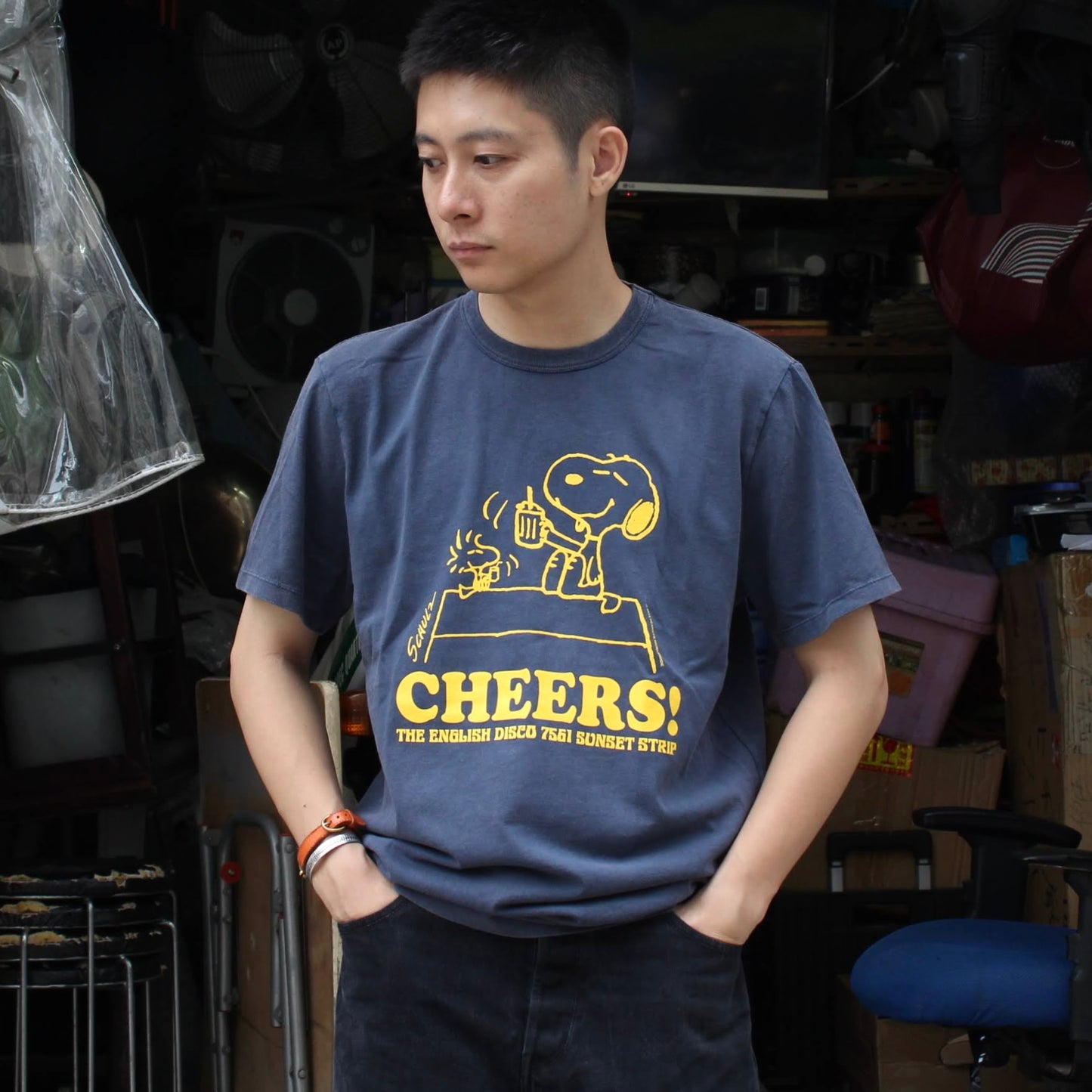 TSPTR -
SNOOPY CHEERS ! S/S TEE