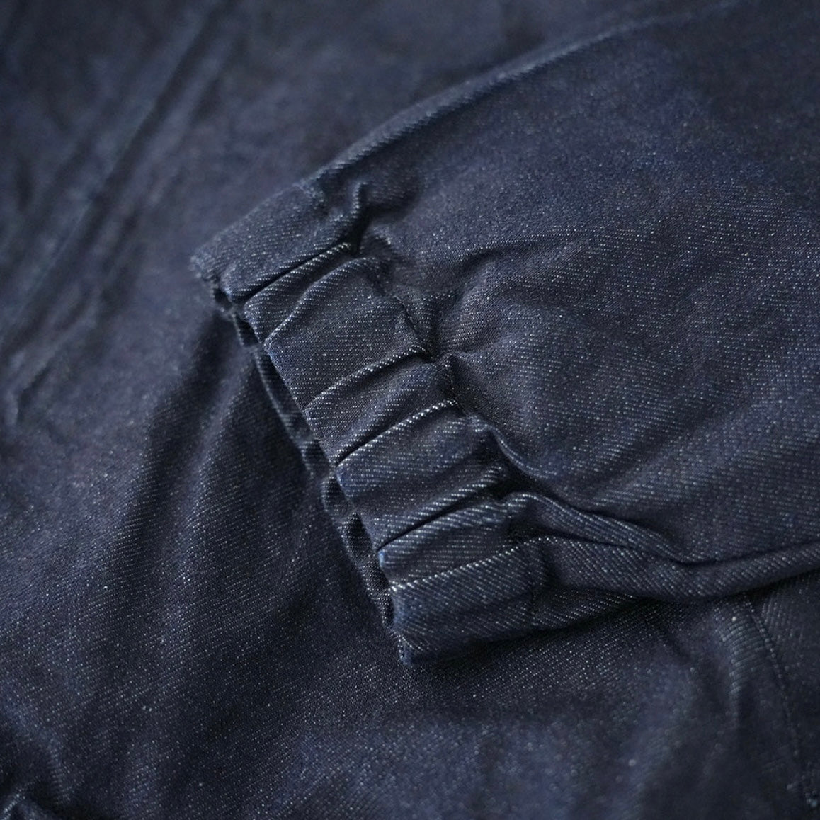 MANUAL ALPHABET - 
DENIM SWING TOP JACKET