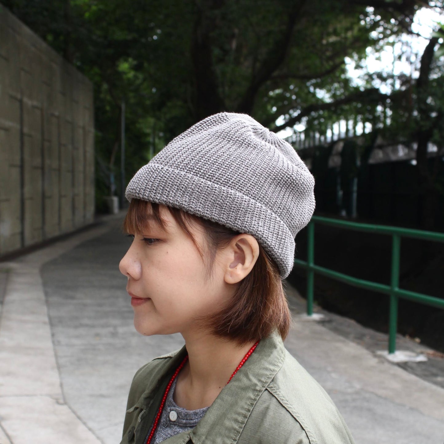 HIGHER -
COTTON KNIT WATCH CAP