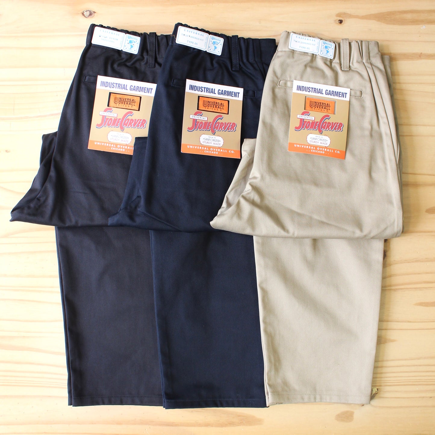 UNIVERSAL OVERALL 日版-CLASSIC COLLECTION TUCK TAPERED PANTS