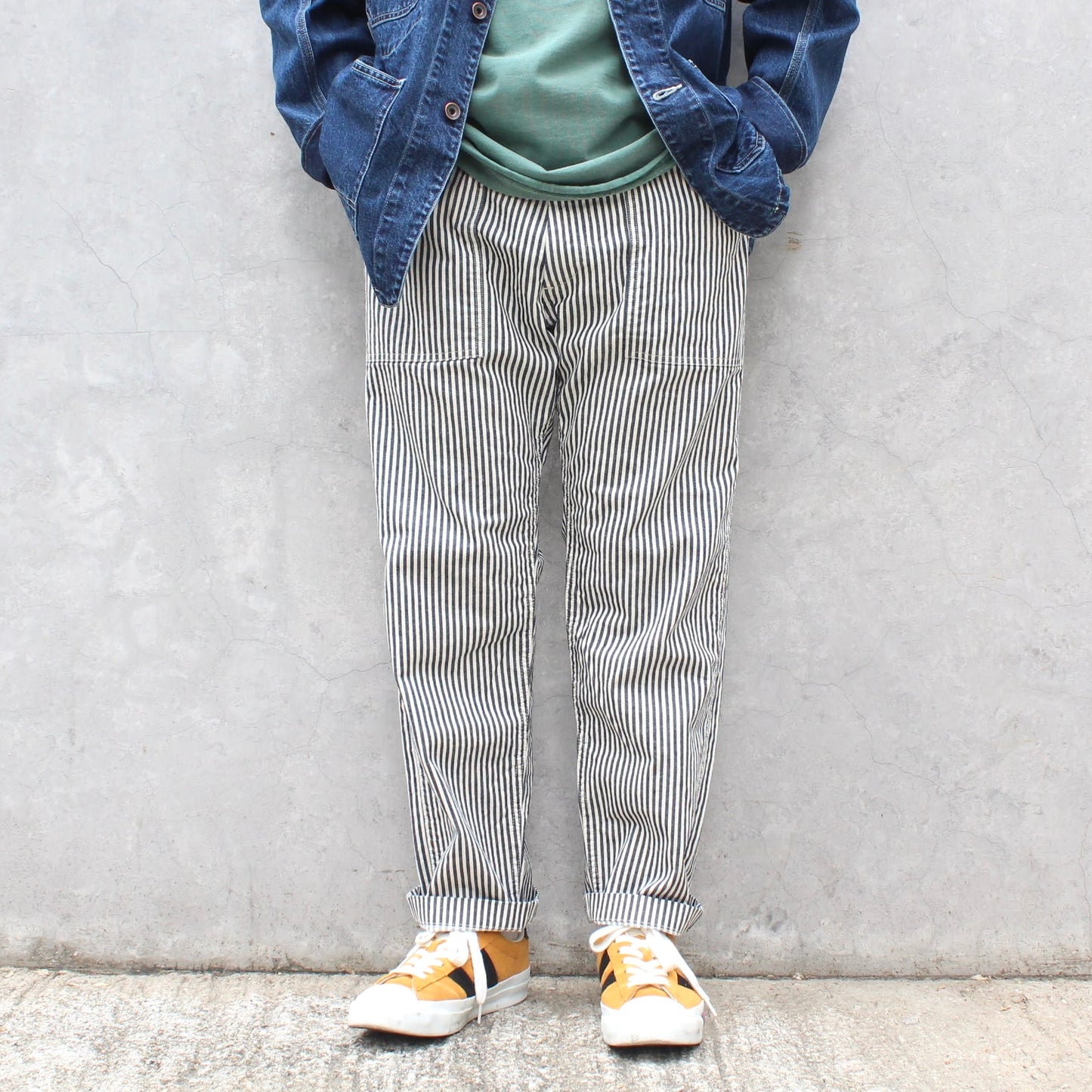 ORDINARY FITS - 
U.S HICKORY FATIGUE PANTS