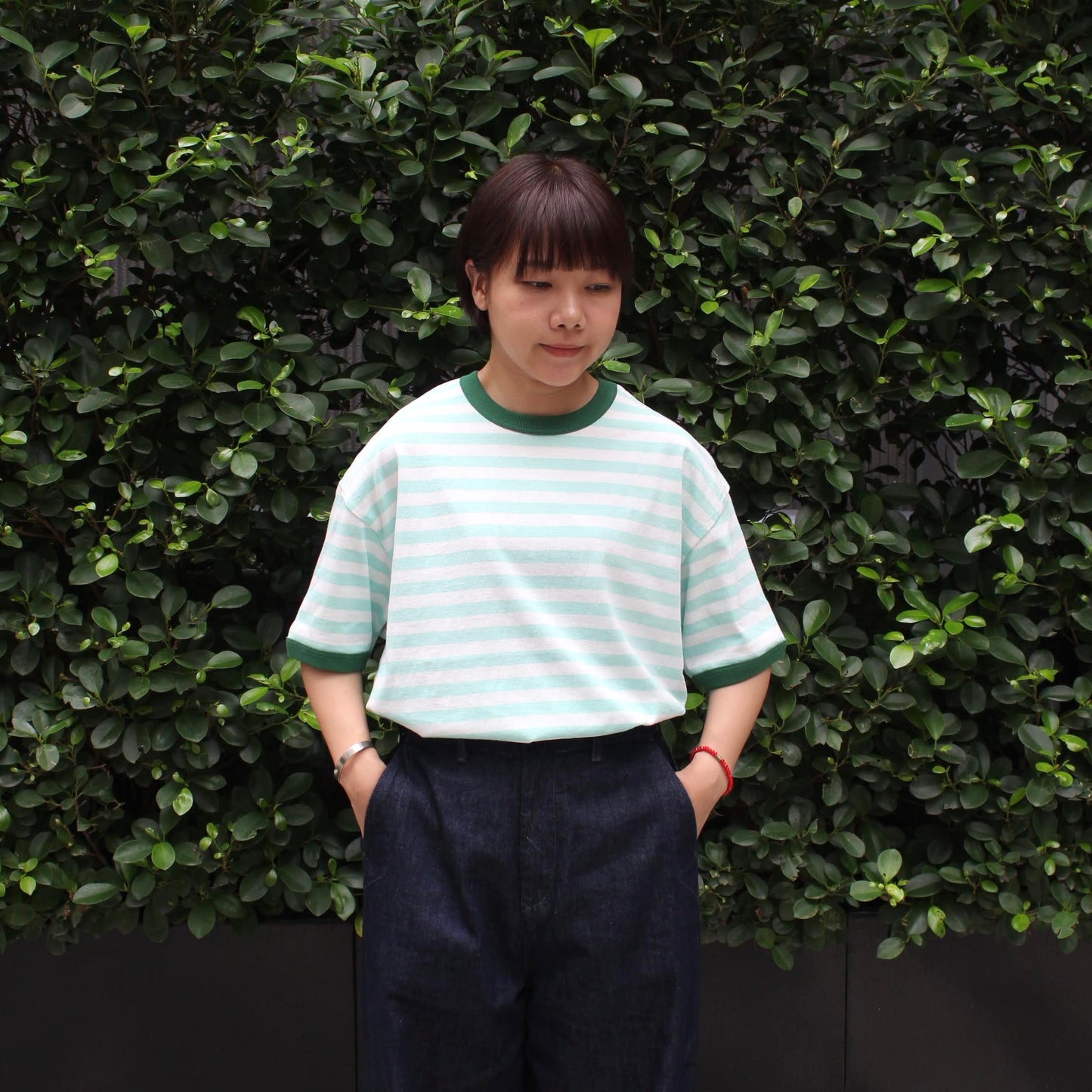 Soglia - S/S BORDER RINGER TEE