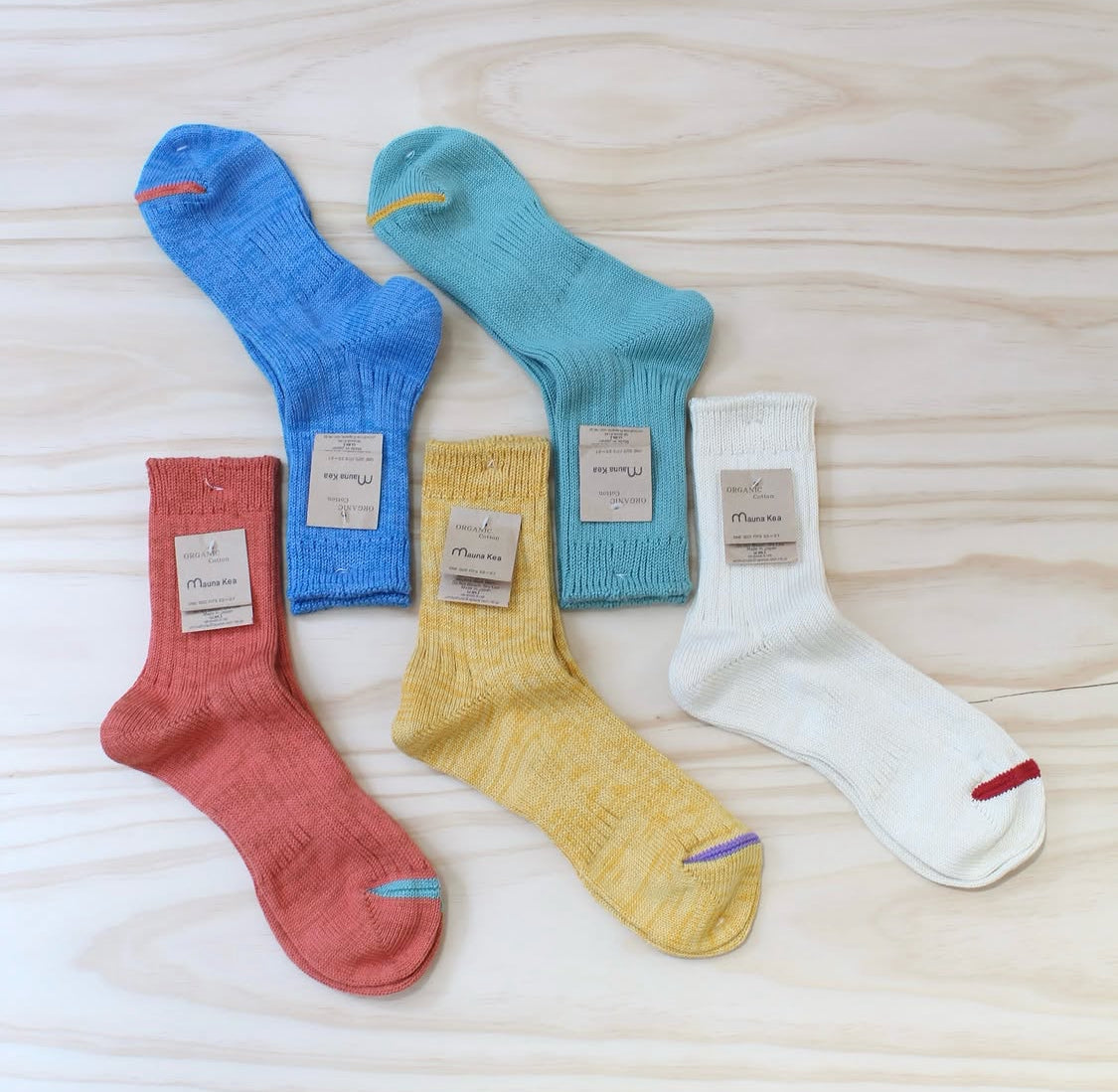 Mauna Kea - RIB ORGANIC COTTON SOCKS