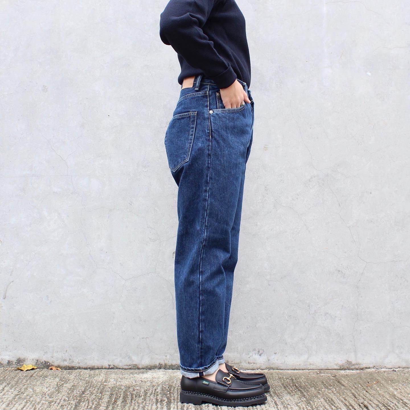 HATSKI - 15.6OZ Loose Tapered Denim (USED BLUE) – WHERE.