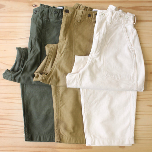 ORDINARY FITS -
JAMES FATIGUE BACK SATIN PANTS