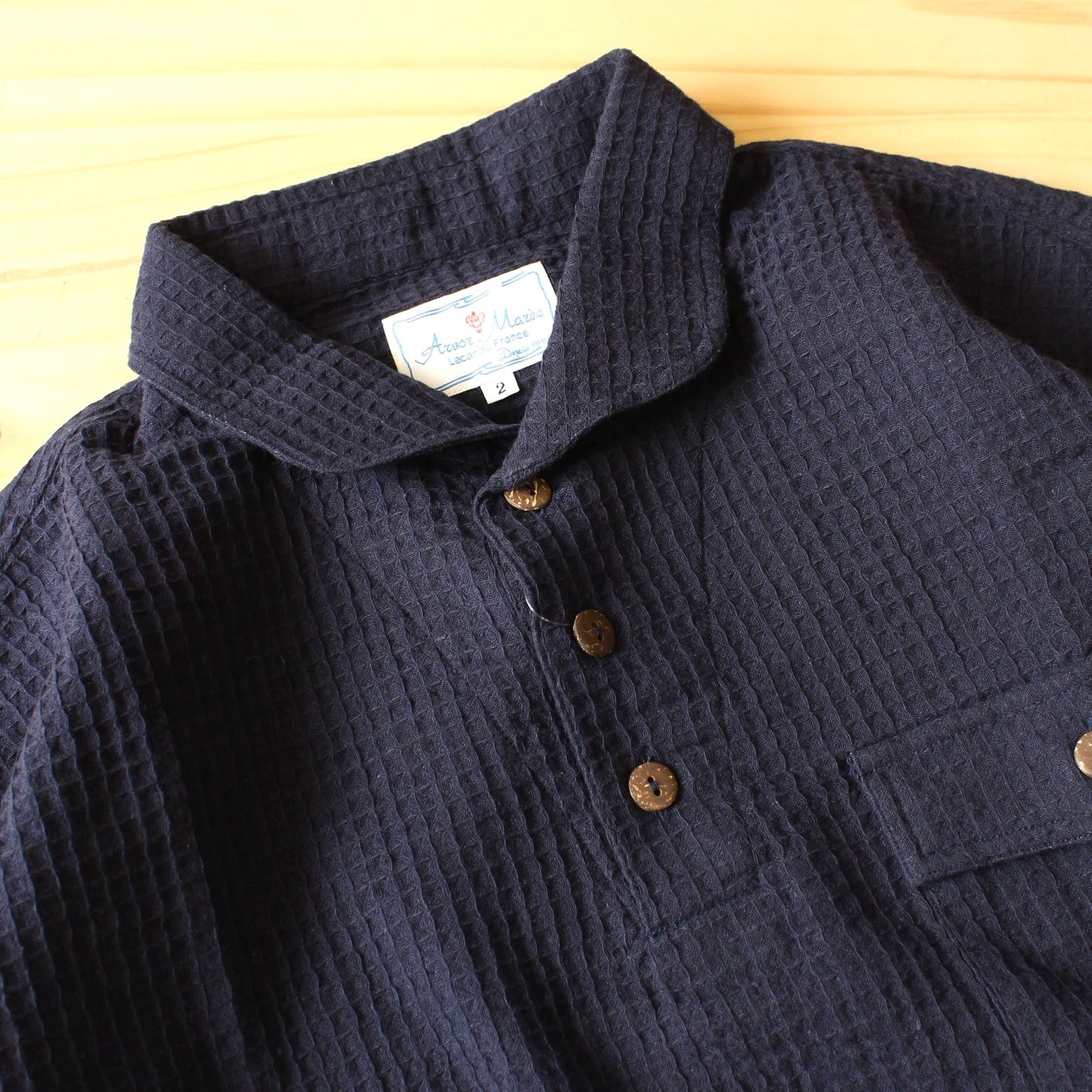 Arvor Maree -
SAILOR COTTON LINEN PULLOVER SHIRT