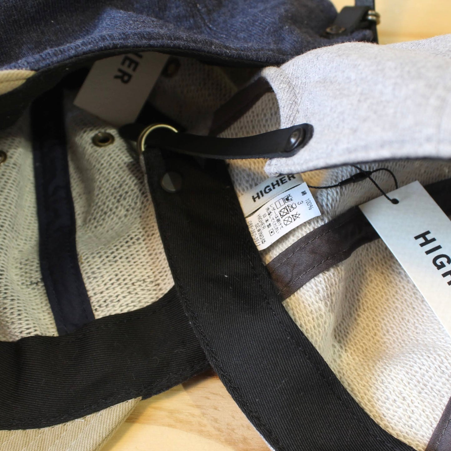 HIGHER - 
SWEAT(衛衣布) X ARMY CHINO BRIM CAP