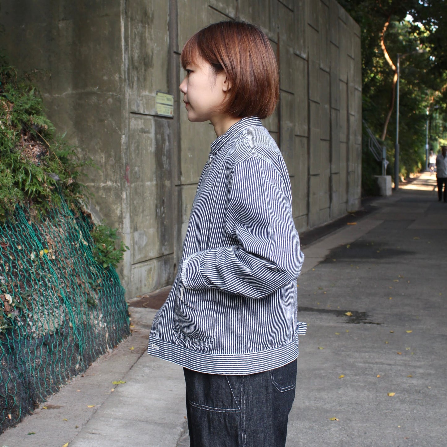 D.M.G - 
ALMOND HICKORY JACKET