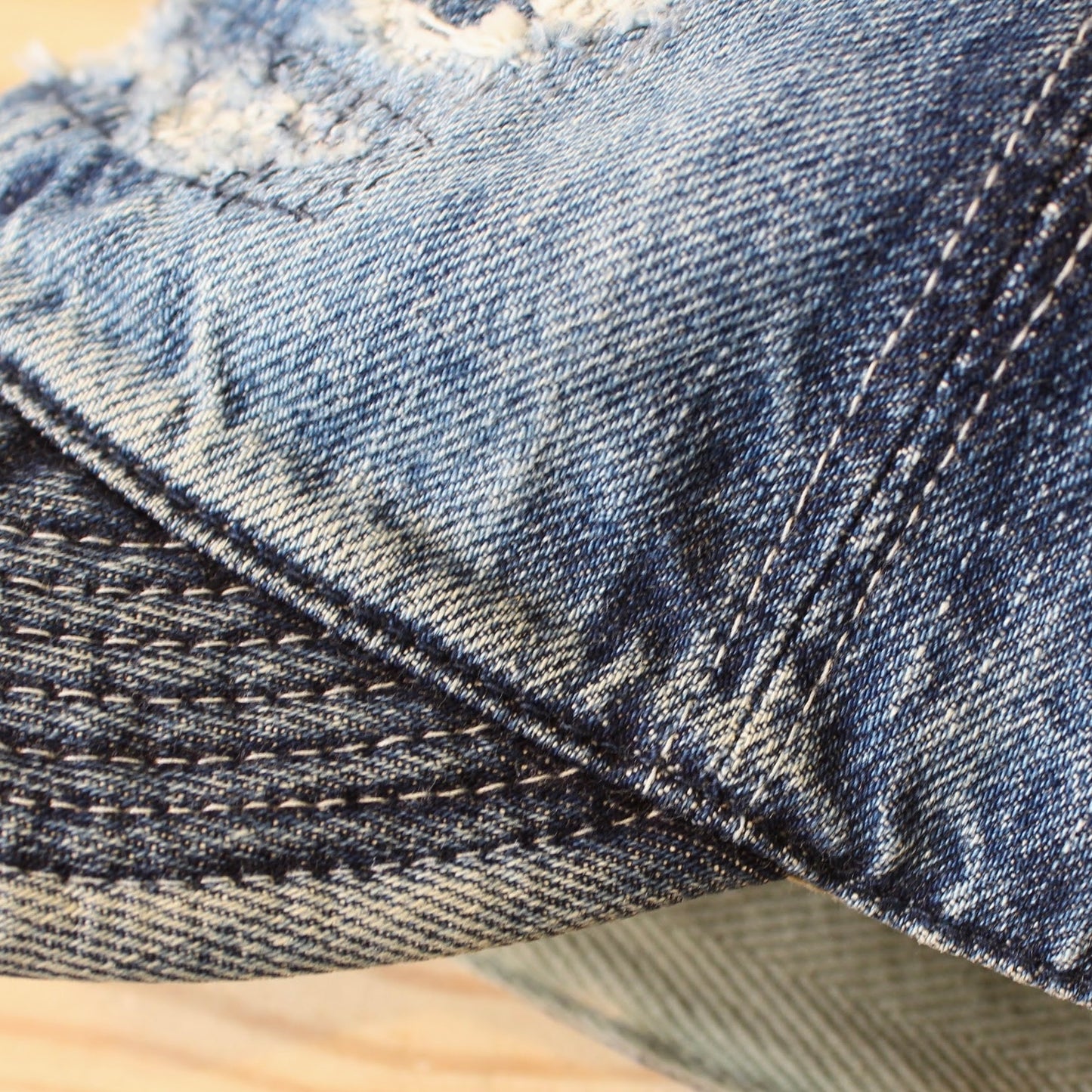 HIGHER -
SELVEDGE DENIM REMAKE CAP