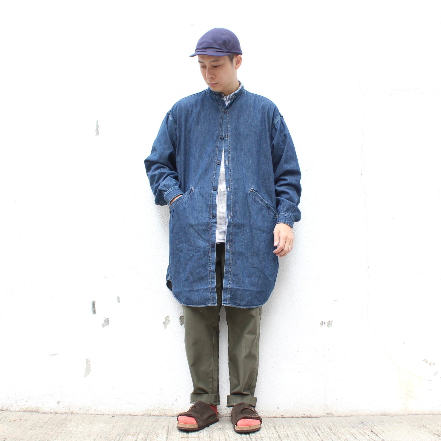 SPELLBOUND -
6OZ DENIM OVER SHIRT
USED WASH