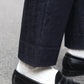 FLISTFIA - Denim Belted Trousers