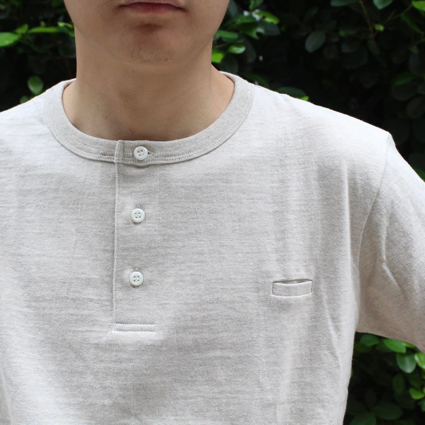 RIDING HIGH - LOOPWHEEL S/S HENLEY TEE