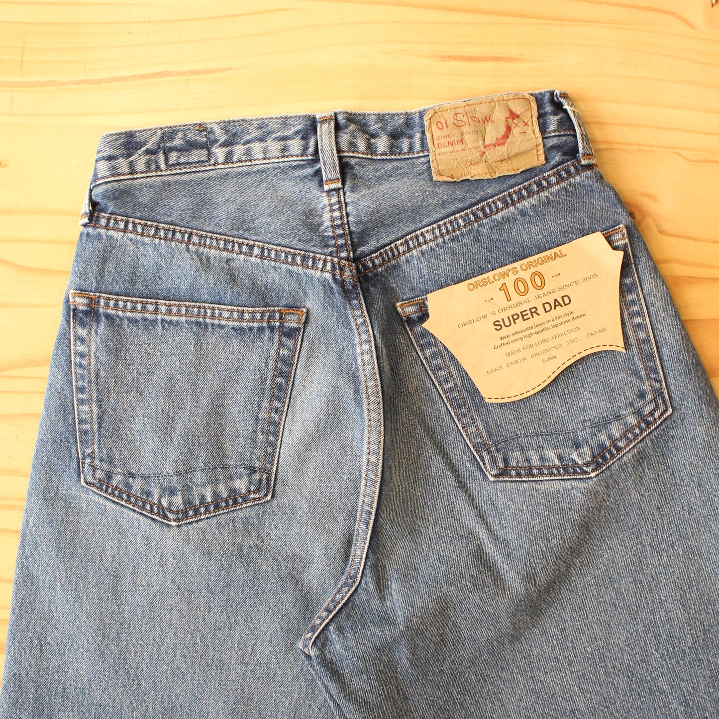 OrSlow -
SUPER DAD’S DENIM
(USED WASH)