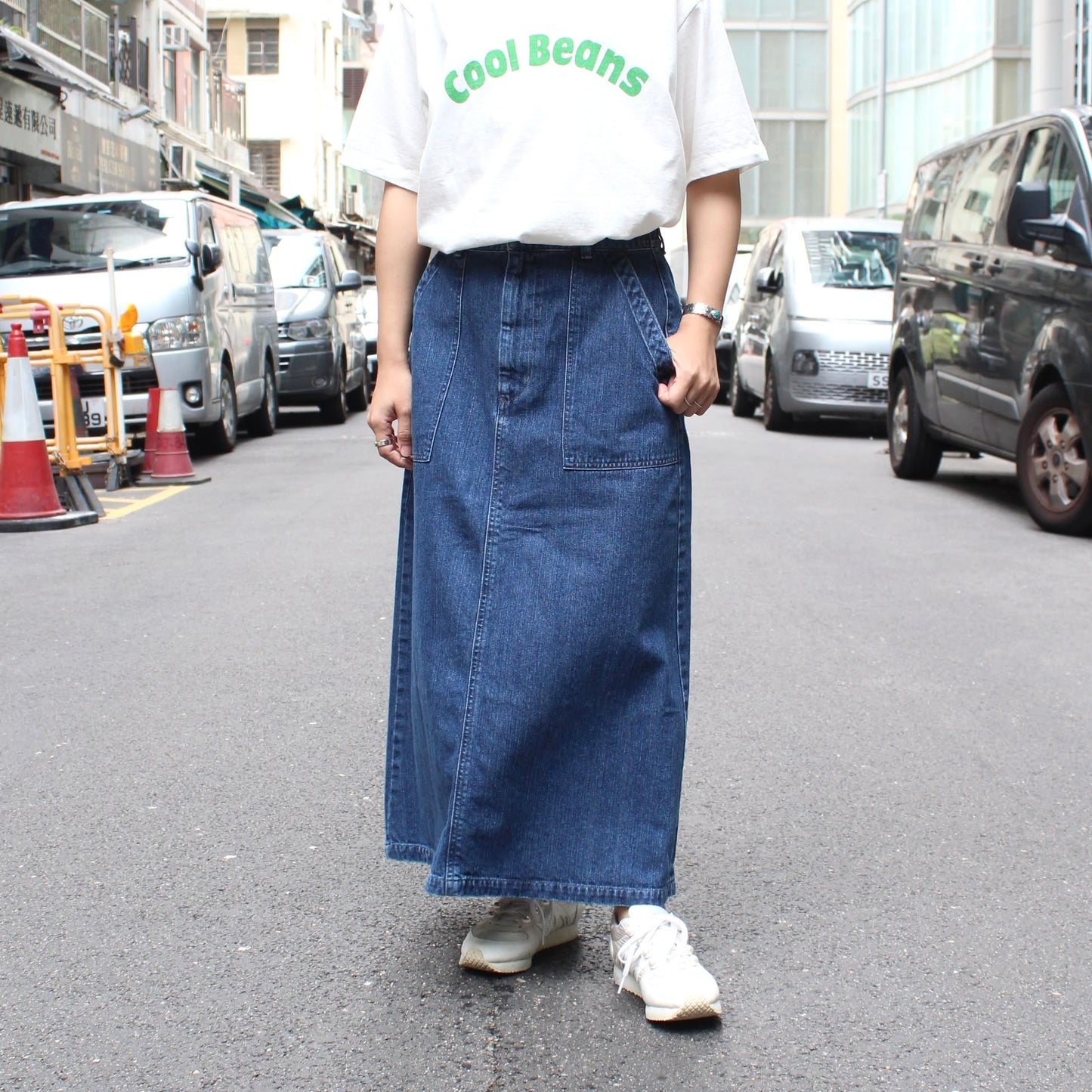 D.M.G - 
10OZ DENIM BAKER SKIRTS