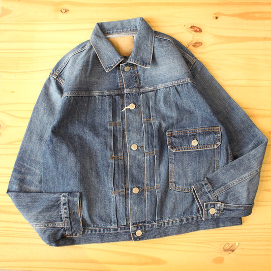 ORDINARY FITS -
TYPE 1 STYLE 12OZ DENIM JACKET (USED WASH)