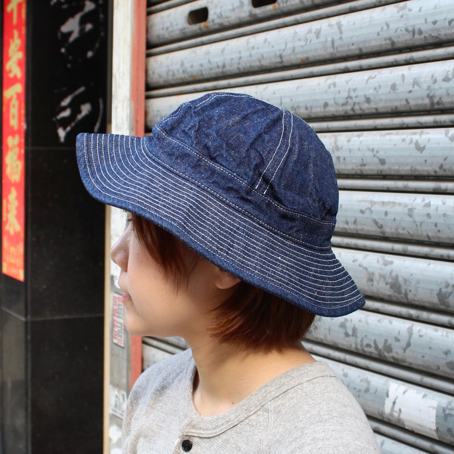 OrSlow - STANDARD ITEM US NAVY DENIM HAT