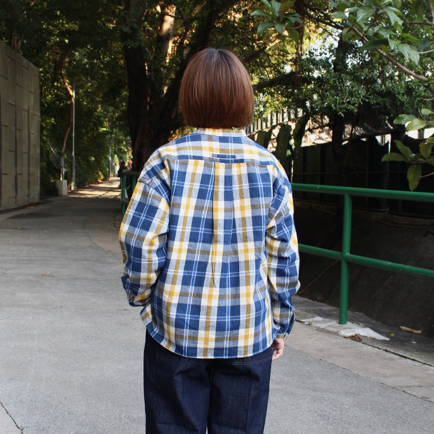 D.M.G - BRUSHED CHECK PULLOVER SHIRT