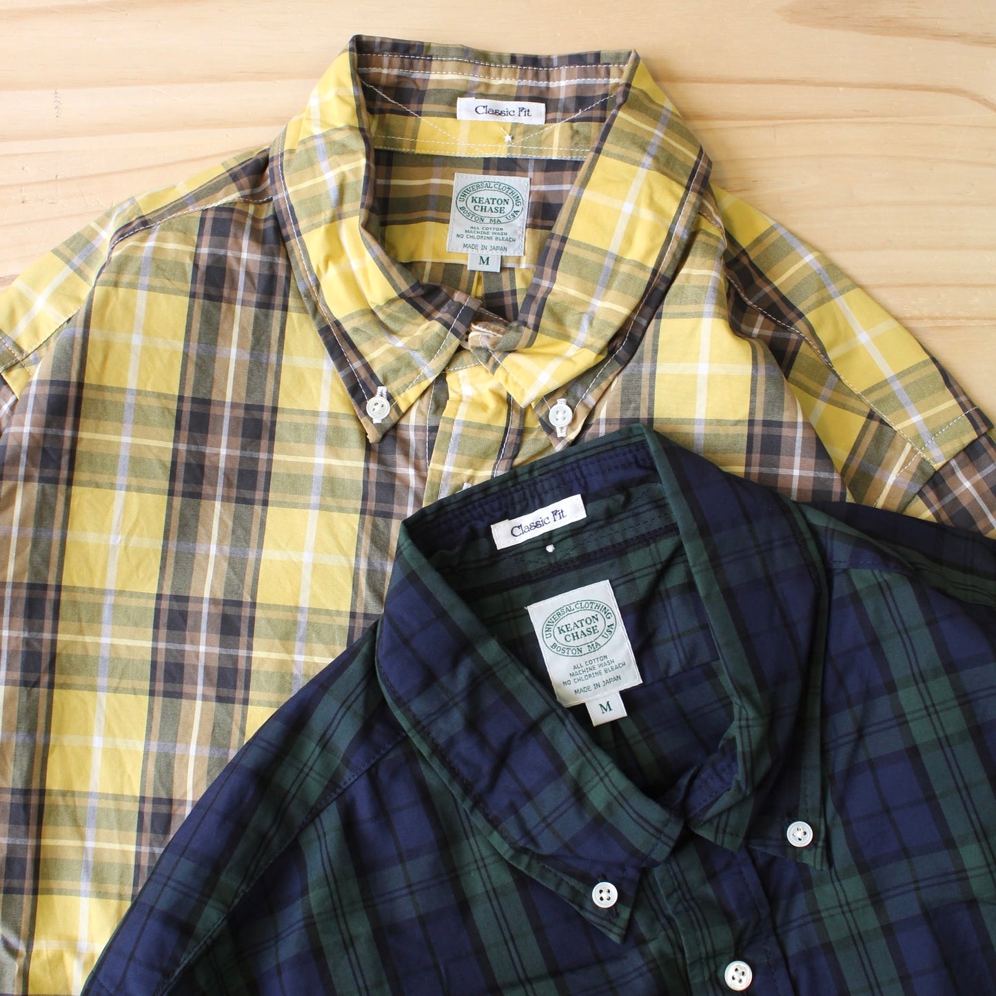 KEATON CHASE - 
CLASSIC FIT BD CHECK SHIRT