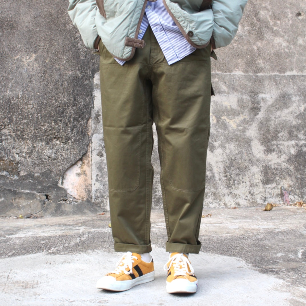 ARMY TWILL -
BROKEN TWILL DOUBLE KNEE PANTS