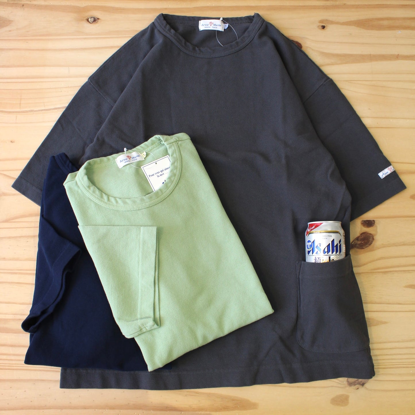 ARVOR MAREE -
FISHERMAN SIDE POCKET TEE